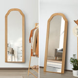 Versailles Arched 165 x 60cm Wall or Floor Designer Mirror | Modern Full Length Wooden Décor Mirror