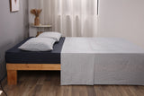 Shangri-La Linen Super Soft Wrinkle Free Microfibre Sheet Set | Two Tone Breathable Printed Sheets