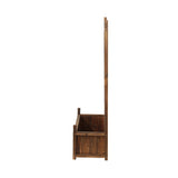Arezzo Wooden Garden Bed with Climbing Trellis | Raised Garden Bed Standing Flower Vegetable Planter