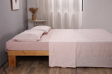 Shangri-La Linen Super Soft Wrinkle Free Microfibre Sheet Set | Two Tone Breathable Printed Sheets