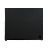 Amalfi Nero Black PU Leather Headboard | Luxury Elegant Bed Head Multi Size Bed Fit