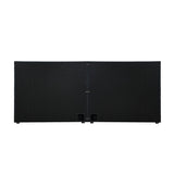 Amalfi Nero Black PU Leather Headboard | Luxury Elegant Bed Head Multi Size Bed Fit