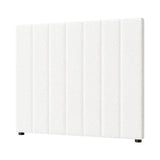 Teddy Milo Boucle Premium Headboard | Soft Touch Snow White Luxury Elegant Bed Head | Multisize Fit