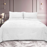 Ramesses Premium 3pc Jacquard Waffle Comforter Set | Summer Breathable 3 Piece Coverlet Set