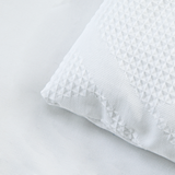 Ramesses Premium 3pc Jacquard Waffle Comforter Set | Summer Breathable 3 Piece Coverlet Set