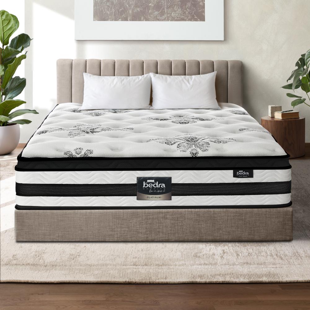 7 Zone Super Cool Gel Memory Foam Premium Mattress | 6 Turn Shock Absorbing Coil Support Medium firm Hypo Allergenic Matrress