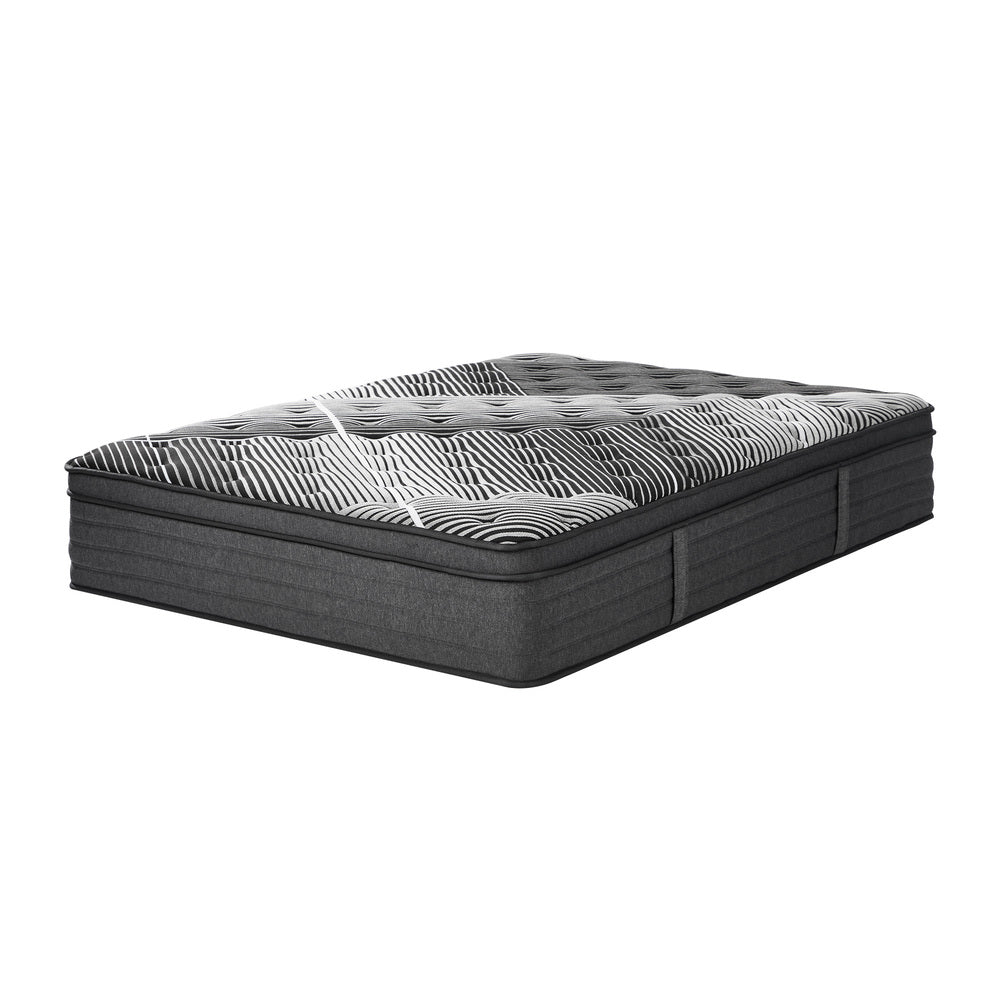Dreameasy 9 Zone Bamboo Charcoal Infused Premium 35cm Mattress | 8 Layer Pocket Spring Support Ultimate Comfort Eco Mattress