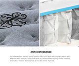 Prestige 32cm Bamboo Charcoal Infused 5 Zone Pocket Spring Mattress | Anti Disturbance Medium Firm Eco Mattress
