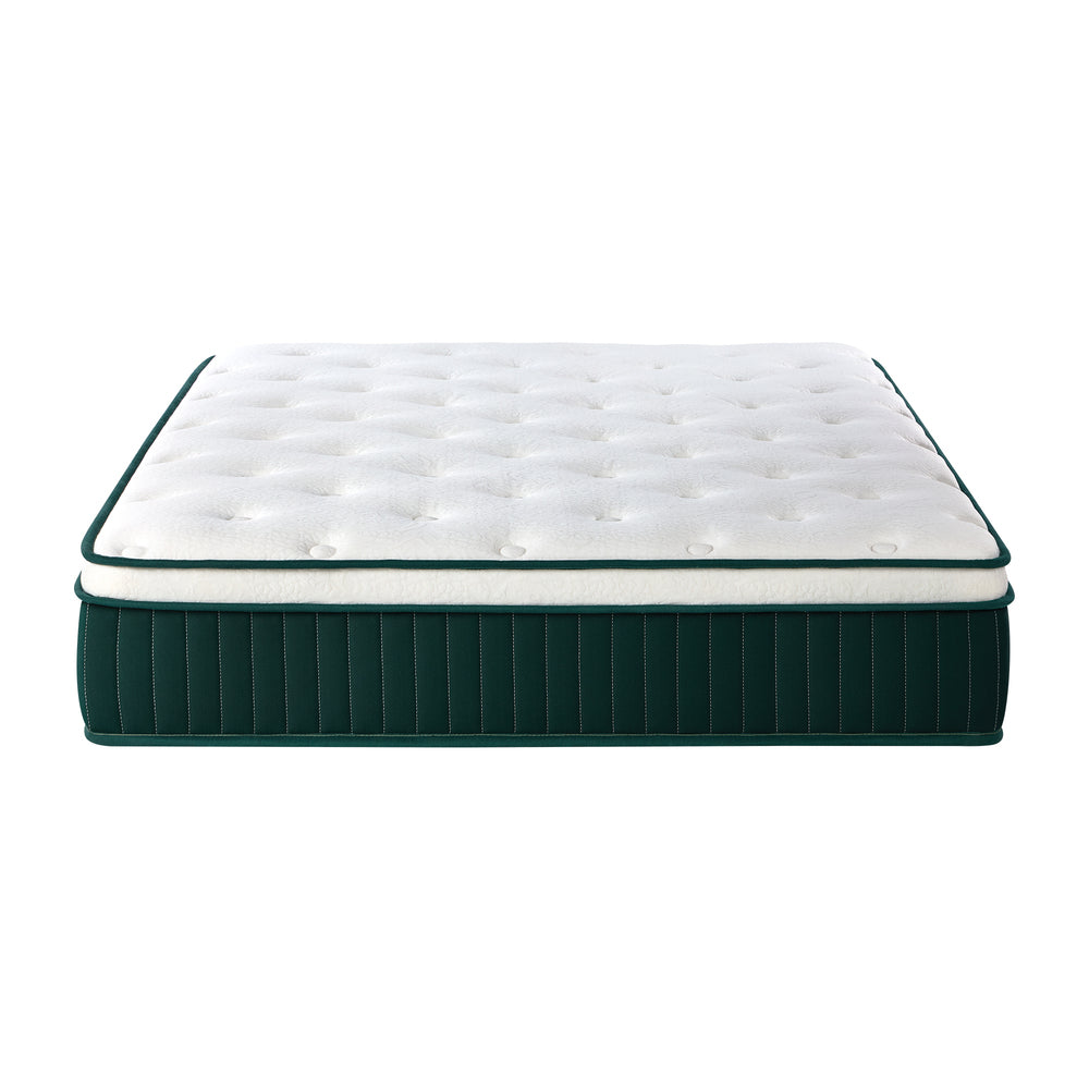 Dreameasy 5 Zone Super Cool Gel Memory Foam Premium 30cm Mattress | 6 Turn Shock Absorbing Medium Firm Hypo Allergenic Matrress