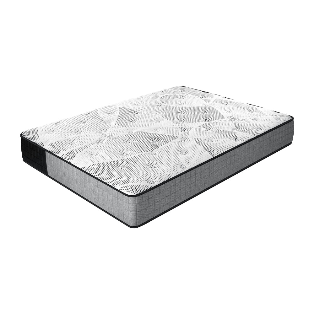 Sleep Luxe Extra Firm Seven Layer 24cm Pocket Spring Mattress | Superior Back Support Firm Top Bed Mattress