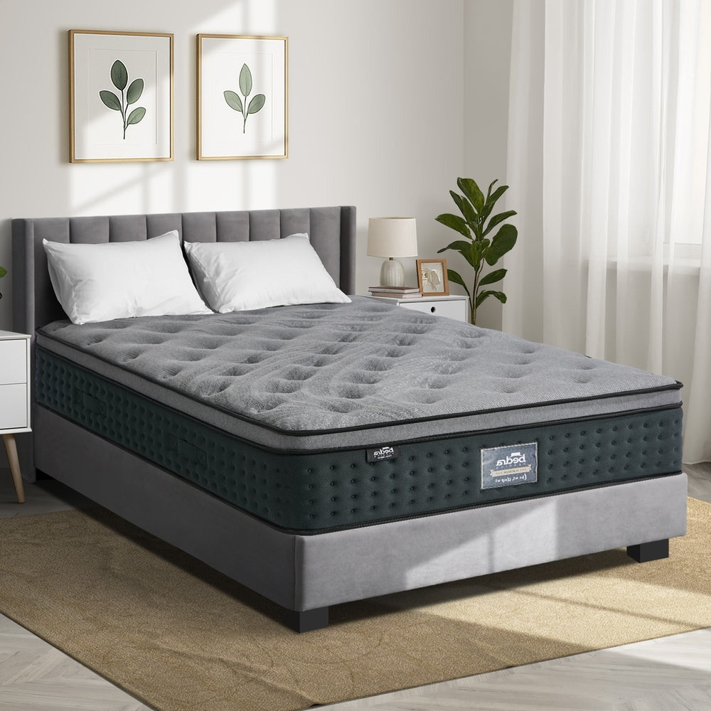 Dreameasy Breathable Gel Infused Cooling Mattress | 34cm Premium Medium Firm Edge Support 5 Zone Mattress