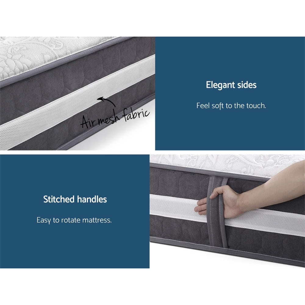Portessa 7 Zone Zero Disturbance Mattress | 30cm Comfort Support Medium Firm Pocket Spring Mattress