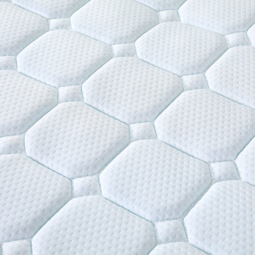 Portessa Io Cool Gel Ventilated Support Mattress | 25cm Comfort Support Medium Firm Bonnell Spring Mattress