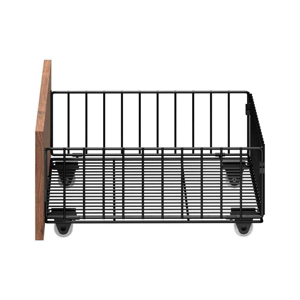 2x Bed Frame Storage Drawers with Wheels for Duomo or Pazzi Beds