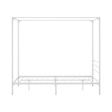 Casablanca Blanco Premium Canopy Style Metal Bed Frame | High Quality Designer Canopy Bed