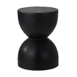 Terzzi Nero Two In One Concrete Side Stool or Bedside Table | Indoor Outdoor Verstaile Modern Stands