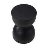 Terzzi Nero Two In One Concrete Side Stool or Bedside Table | Indoor Outdoor Verstaile Modern Stands