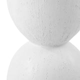 Terzzi Two In One Concrete Hourglass Stool or Bedside Table | Indoor Outdoor Modern Side Table Stool