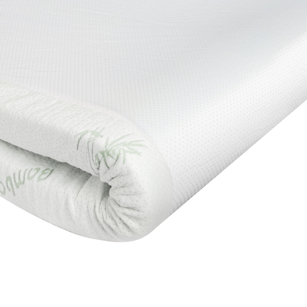 7 Zone 8cm Premium Bamboo GEL Memory Foam Mattress Topper Summer Cooling Memory Foam Topper