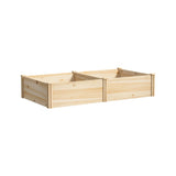 Greenio Premium Wooden Raised Garden Beds | Wooden Timber Multi Sized Planter Boxes