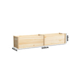Greenio Premium Wooden Raised Garden Beds | Wooden Timber Multi Sized Planter Boxes