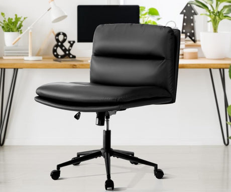 Parisi Modern Mid Back Wide Seat Office Chair |  Adjustable Ultra Comfort Computer Chair