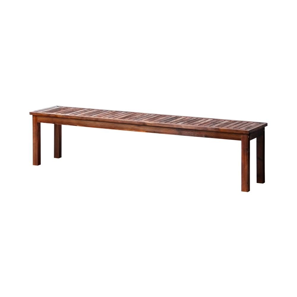 Mileni Wooden Luxe Outdoor Garden Bench | High Quality Weather Resistant Pool Patio Seating Bench