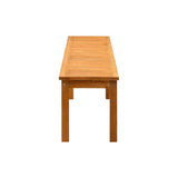 Mileni Wooden Luxe Outdoor Garden Bench | High Quality Weather Resistant Pool Patio Seating Bench