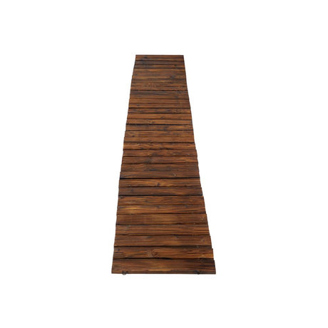 2.4m Wooden Garden Pathway Slats | Portable High Quality Weatherproof Garden Pathway