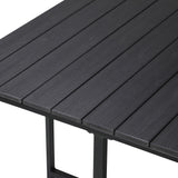 Luxe 5pc Modern Table and Chair Outdoor Set | Designer Cushioned Chairs and Table Patio Furniture Set
