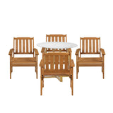 Designer Eros Marble Stone Style Table and Chair Outdoor Set | 3 or 5pc Soft Cushioned Chairs and Table Patio Furniture Set