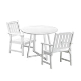 Designer Eros Marble Stone Style Table and Chair Outdoor Set | 3 or 5pc Soft Cushioned Chairs and Table Patio Furniture Set
