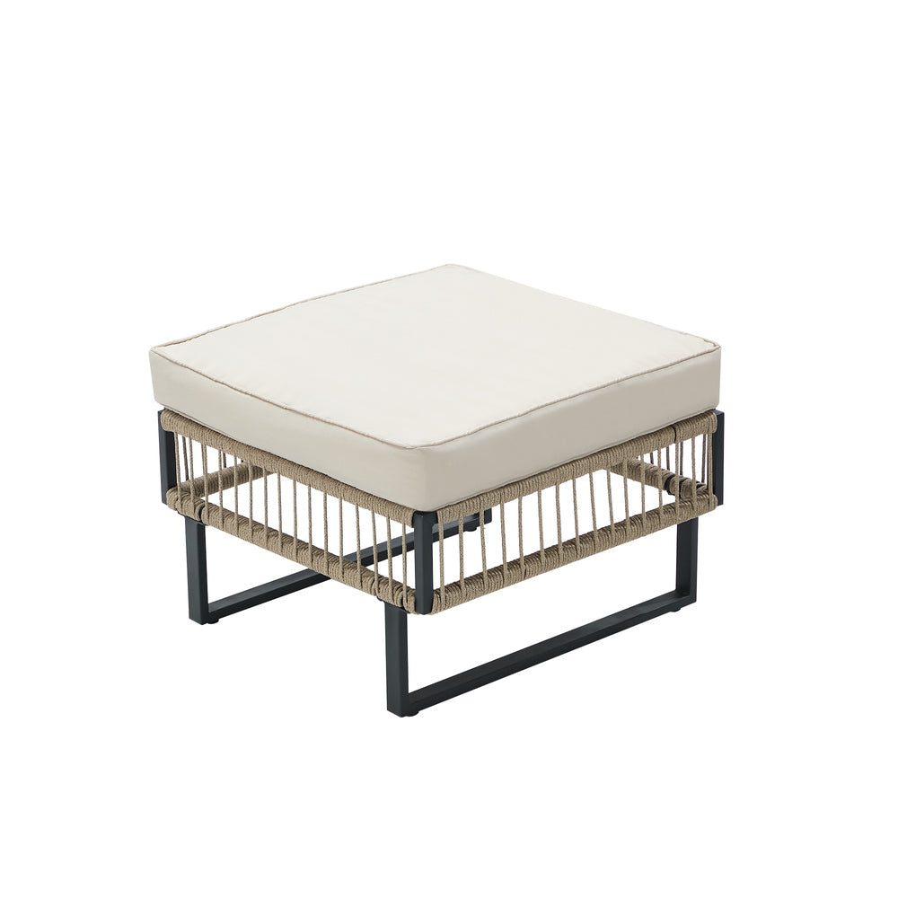Surra Modern Cushioned Outdoor Sofa Set with Table | Soft Durable Outdoor Seating Furniture Set
