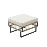 Surra Modern Cushioned Outdoor Sofa Set with Table | Soft Durable Outdoor Seating Furniture Set