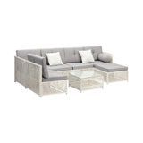 Palermo High Quality Wicker Outdoor Lounge Set | 4 or 6 Seater Modern Rattan Lounge Set with Table