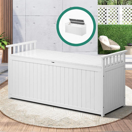 Two in One Extra Large 500L Outdoor Storage Box and Garden Bench | Premium Garden Storage and Seating Bench
