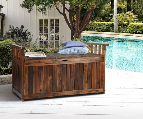 Two in One 160L Outdoor Storage Box and Garden Bench | Premium Garden Storage and Seating Bench