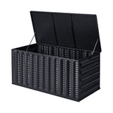 Forte 680L Extra Large Weatherproof Outdoor Storage Box | Foldable Pool Garden Storage Box
