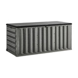 Forte 680L Extra Large Weatherproof Outdoor Storage Box | Foldable Pool Garden Storage Box