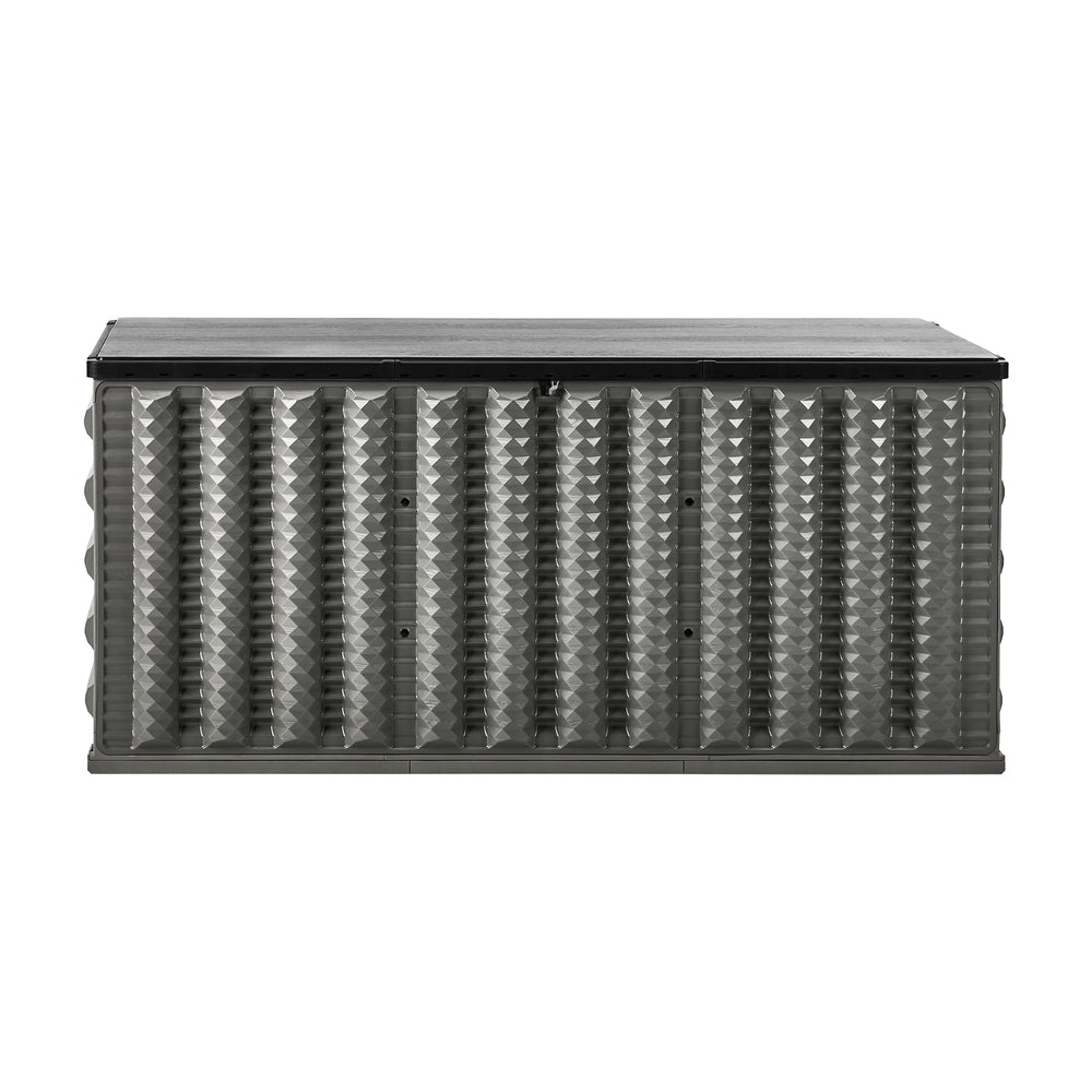 Forte 680L Extra Large Weatherproof Outdoor Storage Box | Foldable Pool Garden Storage Box