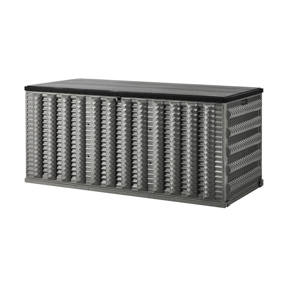Forte 680L Extra Large Weatherproof Outdoor Storage Box | Foldable Pool Garden Storage Box