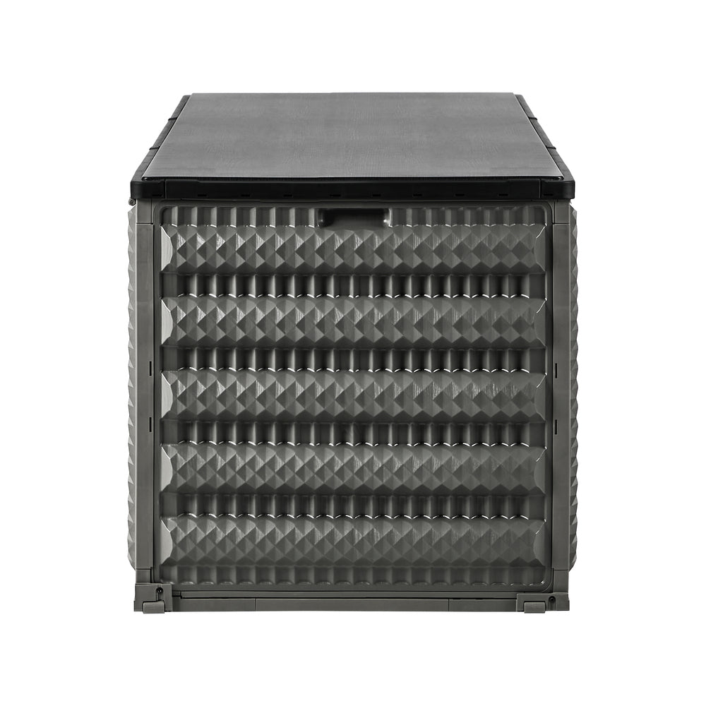 Forte 680L Extra Large Weatherproof Outdoor Storage Box | Foldable Pool Garden Storage Box