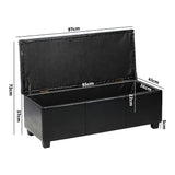 Premium Two in One Ottoman Storage Box and Seating Bench | Blanket Box