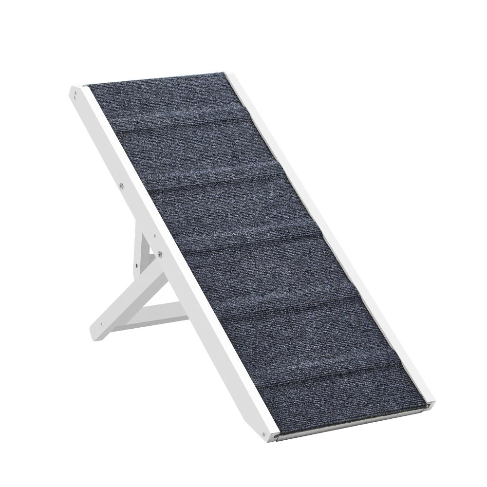 90cm Adjustable Pet Ramp with Extra Grip | Foldable Travel Dog Stairs