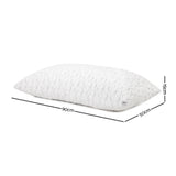 Two Essenza King Size Gel Infused Memory Foam Pillows | Hypo Allergenic Extra Large Support Pillows