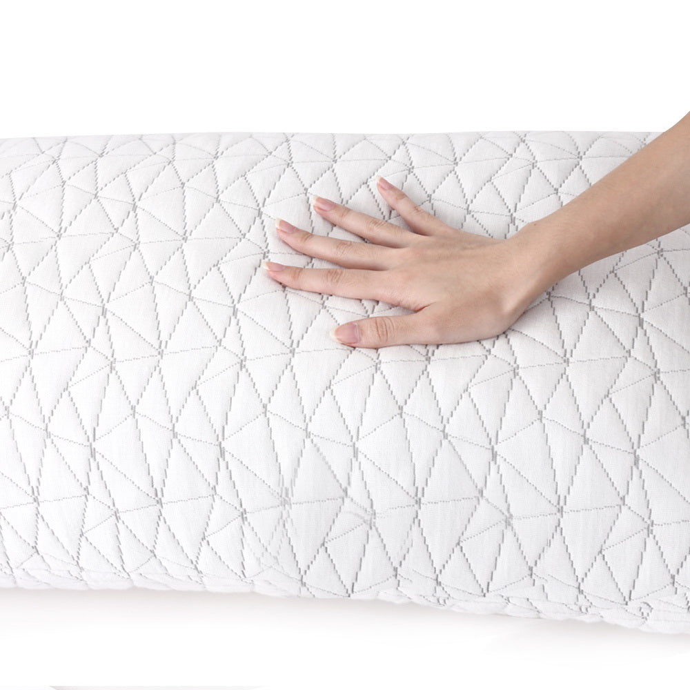 Two Essenza King Size Gel Infused Memory Foam Pillows | Hypo Allergenic Extra Large Support Pillows
