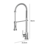 Super High Quality Pull Out Kitchen Mixer Tap in Black or Chrome | WELS 6 Kitchen Mixer Spray Faucet