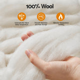 Super Luxury Extra Warm 800GSM 100% Wool Quilt | Cotton Cover Thick Cosy Ultra Warm Wool Doona