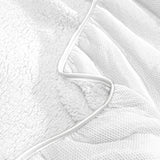 Ultra Soft Sherpa Fleece Fitted Sheet Combo Set by Ramesses | Fluffy Warm Winter Bedding Set