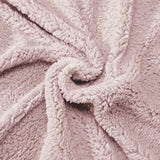 Ultra Soft Sherpa Fleece Fitted Sheet Combo Set by Ramesses | Fluffy Warm Winter Bedding Set